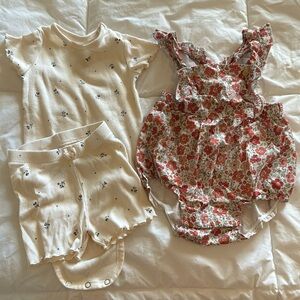 Lot of H&M baby summer clothes